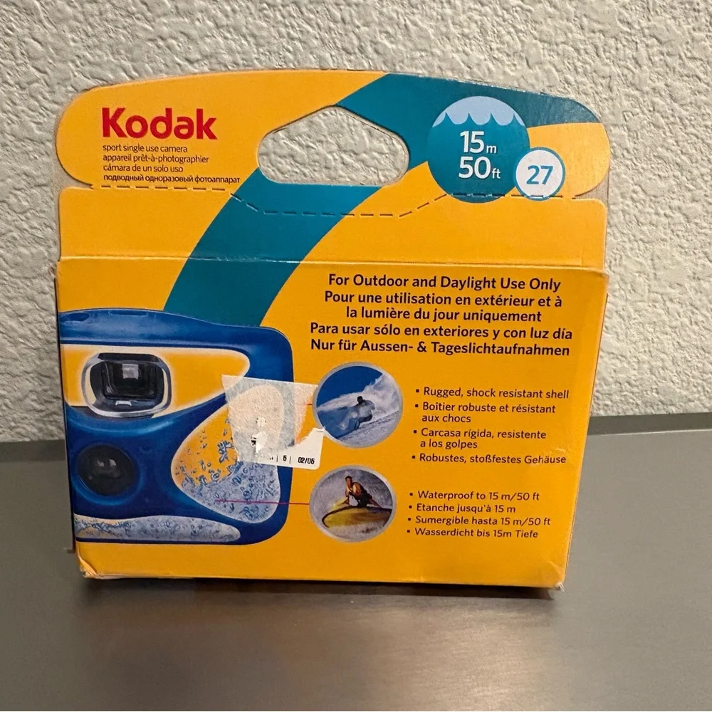 Kodak Underwater Disposable Camera 35mm Film (27 Exposures)